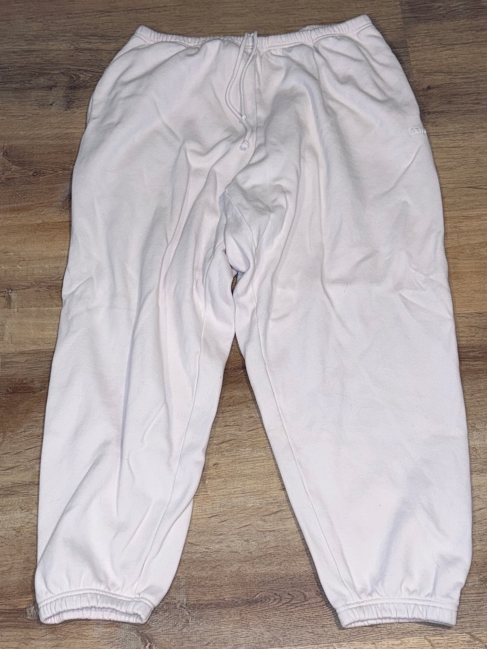 SKIMS Kids Pale Pink Drawstring Joggers